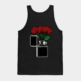 red rose lighter Tank Top